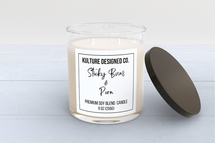 STICKY BUNS AND PORN | 9 oz Candle