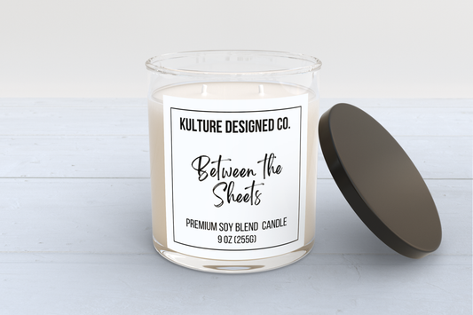 BETWEEN THE SHEETS | 9 oz Candle - Kulture Designed Co.