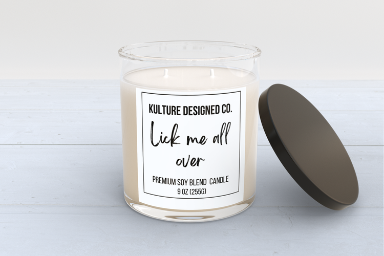 Lick me all over| 9 oz Candle