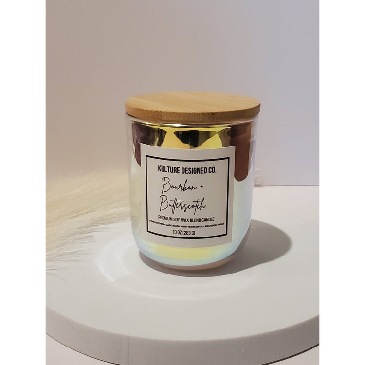 10 OZ CANDLE | IRIDESCENT JAR - Kulture Designed Co.