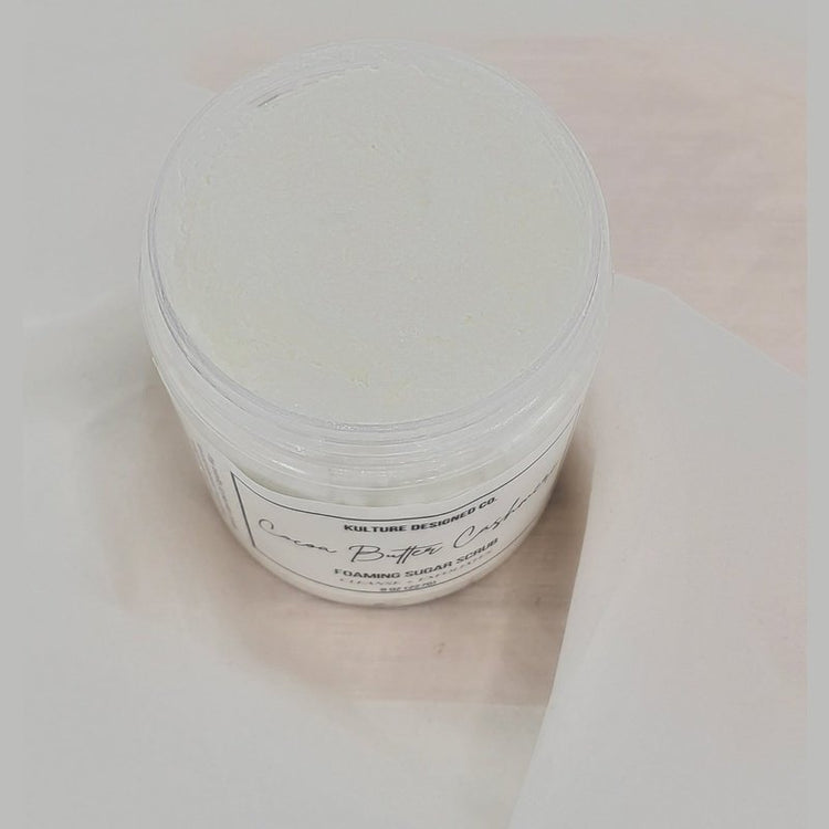 Cocoa Butter Cashmere Foaming Body Scrub - Kulture Designed Co.