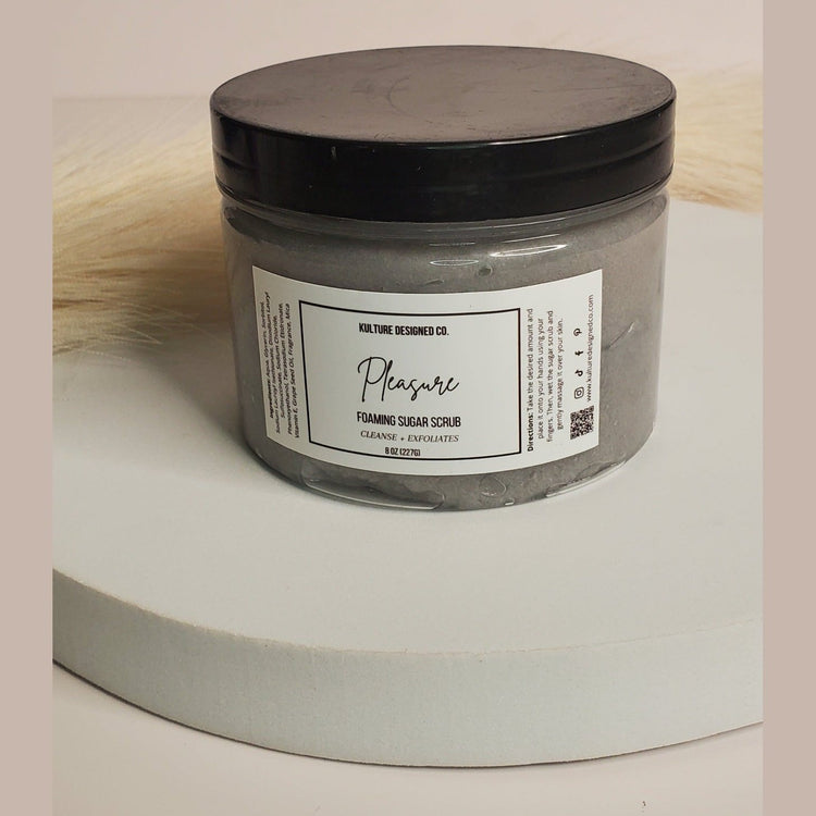 PLEASURE | Foaming Sugar Scrub - Kulture Designed Co.