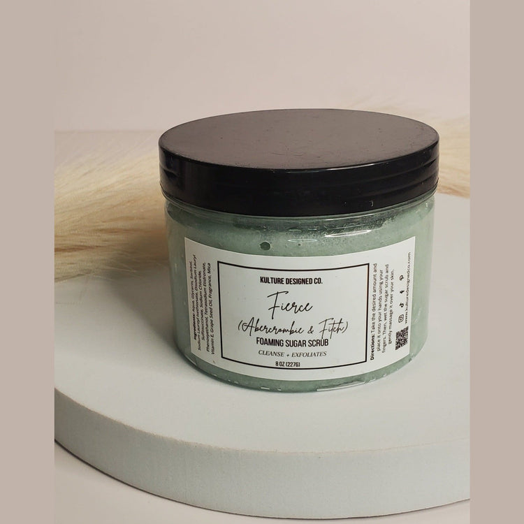 FIERCE ( ABERCROMBIE & FITCH) | Foaming Sugar Scrub - Kulture Designed Co.