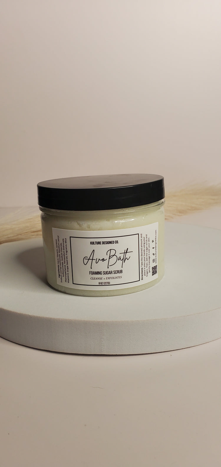 AVOBATH | Foaming Sugar Scrub - Kulture Designed Co.
