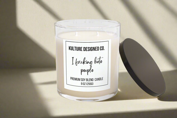 I FUCKING HATE PEOPLE | 9 oz Candle