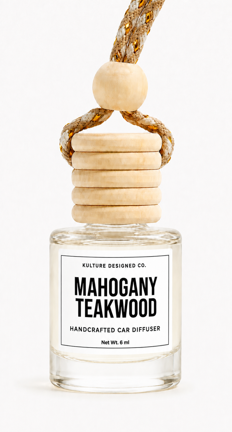 MAHOGANY TEAKWOOD CAR DIFFUSER