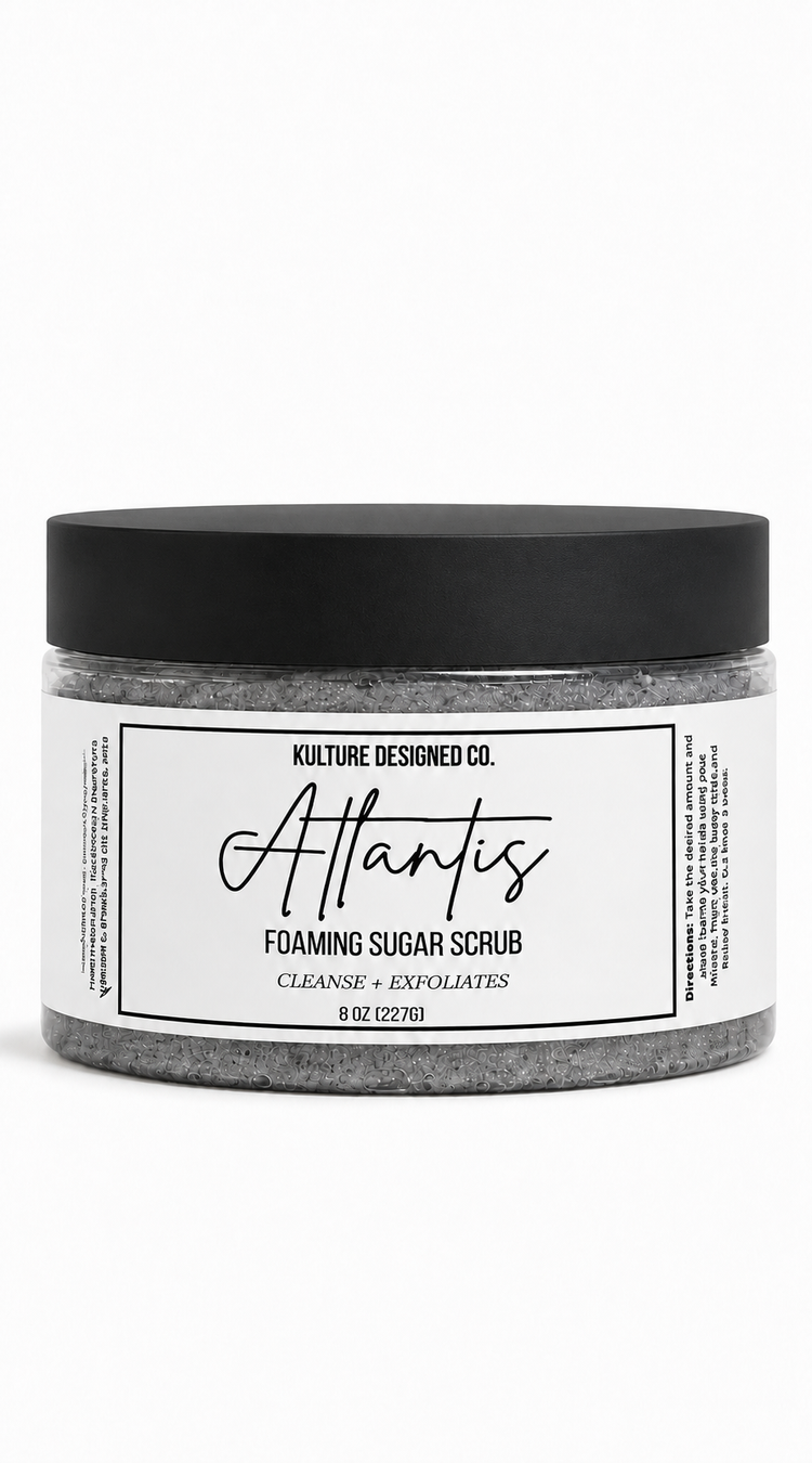 Atlantis | Foaming Sugar Scrub - Kulture Designed Co.