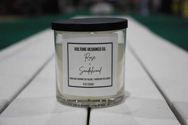 Rose and Sandalwood | 9 oz candle