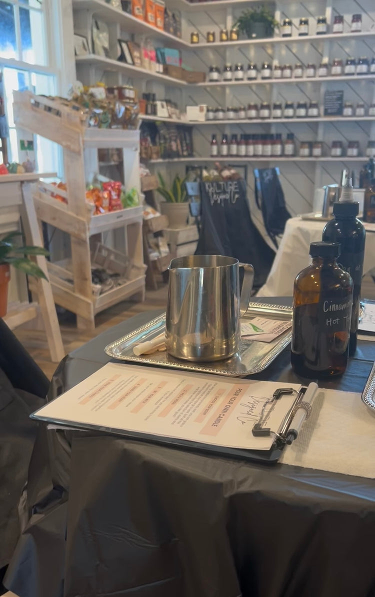 POPUP LOCATION: CANDLE MAKING SESSION