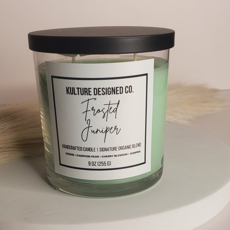 Frosted Juniper | 9 oz candle - Kulture Designed Co.