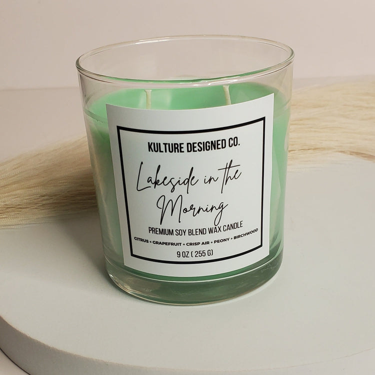 Lakeside in the morning | 9 oz candle - Kulture Designed Co.