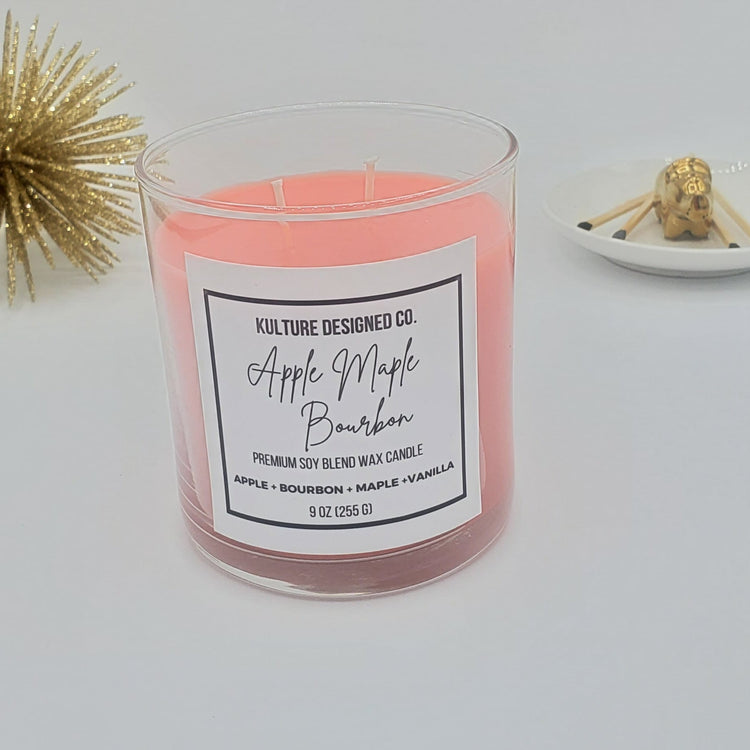 Apple Maple Bourbon | 9 oz candle - Kulture Designed Co.