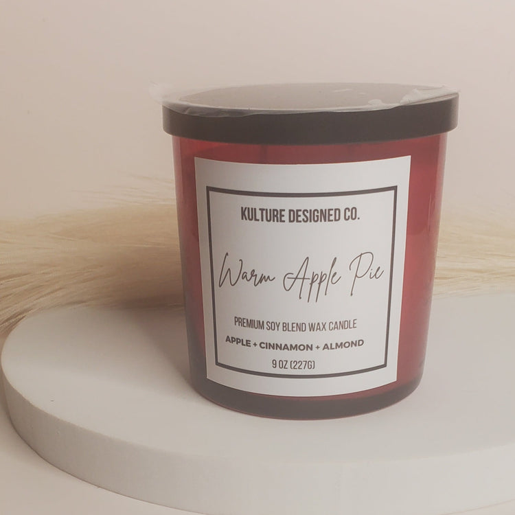 WARM APPLE PIE | 9 oz candle - Kulture Designed Co.