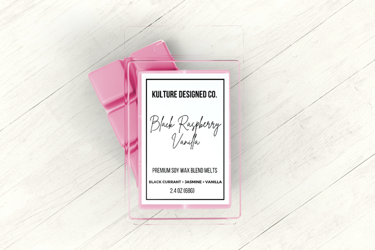 BLACK RASPBERRY VANILLA WAX MELT - Kulture Designed Co.