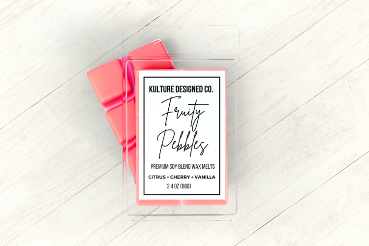 FRUITY PEBBLES WAX MELT - Kulture Designed Co.
