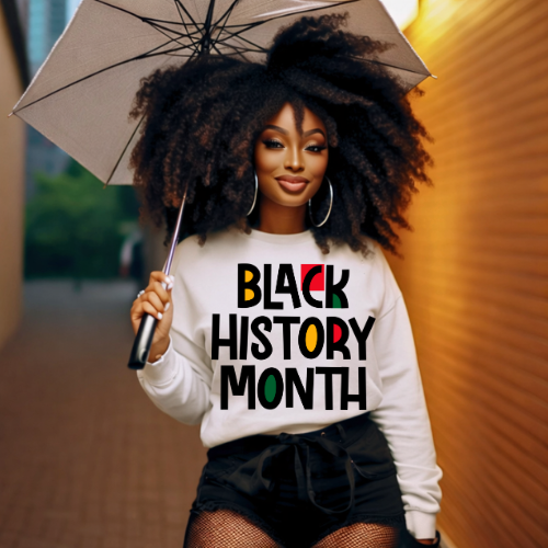 Black History Short Sleeve Tshirt- Block