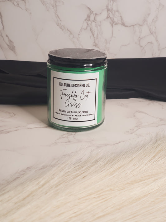 Freshly Cut Grass | 7 oz  Candle - Kulture Designed Co.