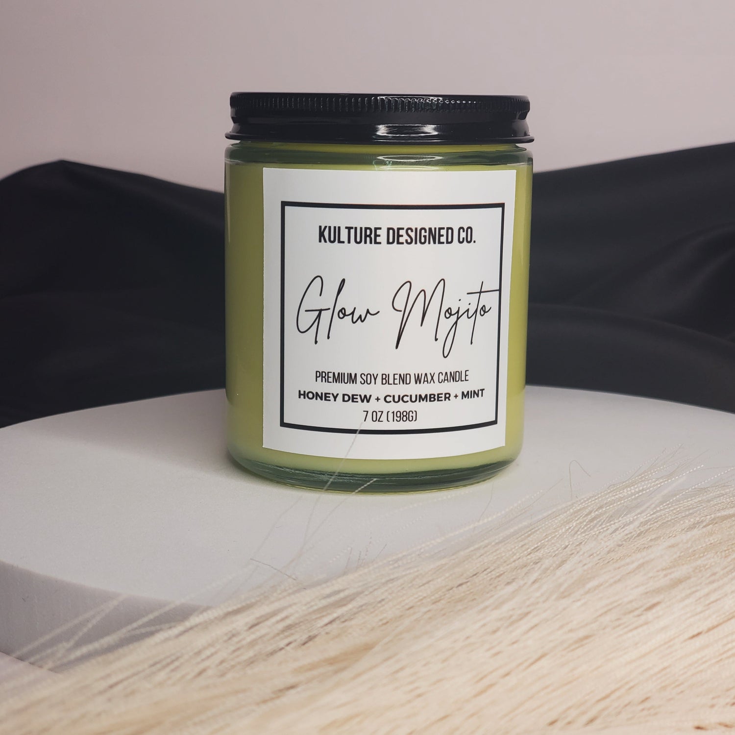 7 OZ  STRAIGHT SIDED JAR CANDLES - Kulture Designed Co.