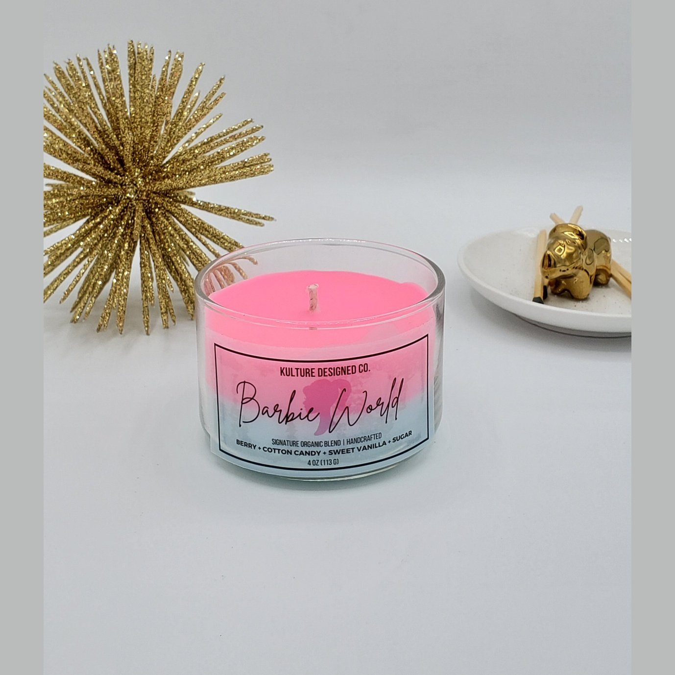 BARBIE WORLD | 4 OZ CANDLE - Kulture Designed Co.