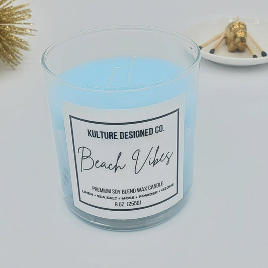 Beach Vibes | 9 oz candle - Kulture Designed Co.