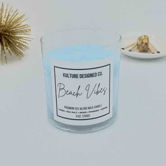 Beach Vibes | 9 oz candle - Kulture Designed Co.