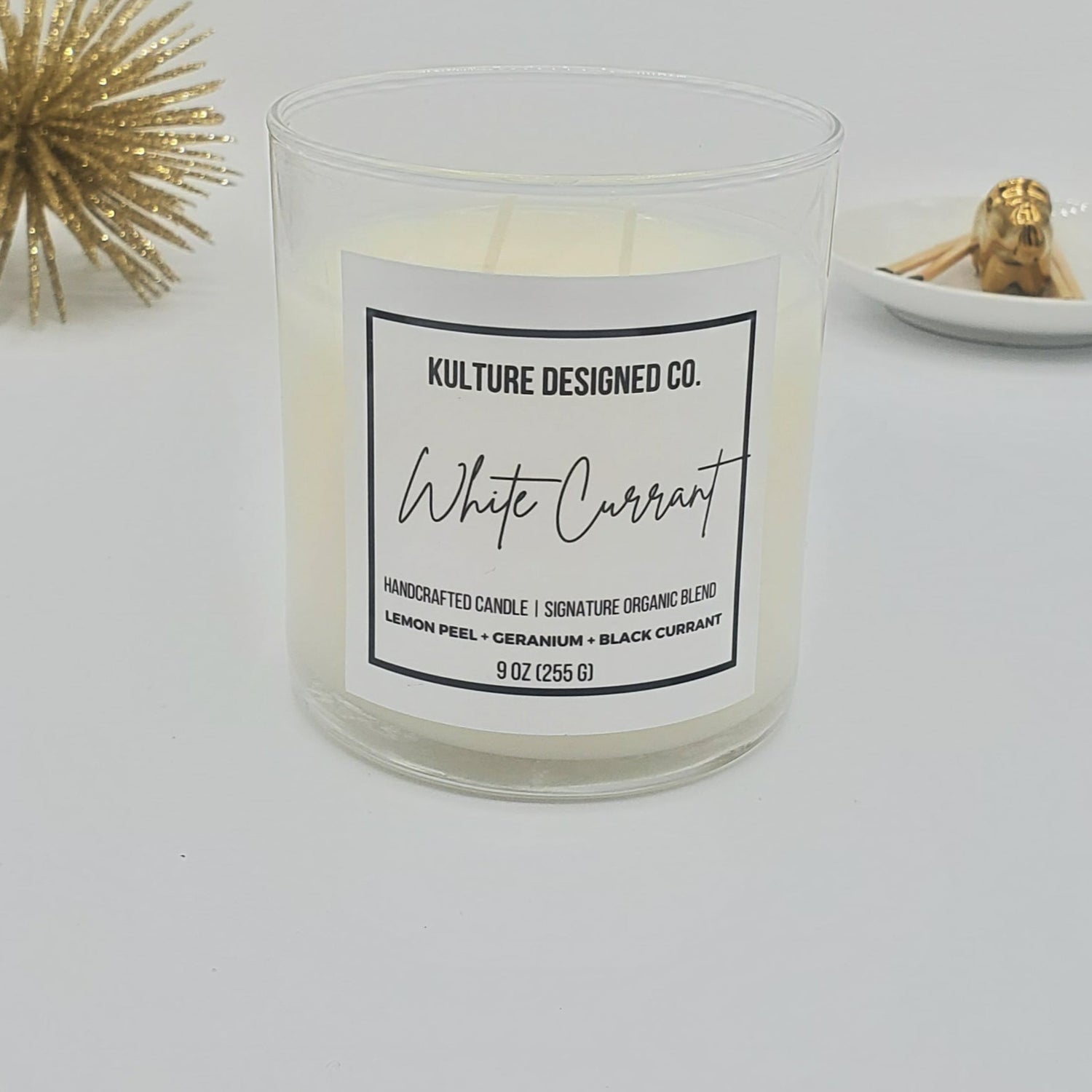 WHITE CURRANT | 9 oz candle - Kulture Designed Co.