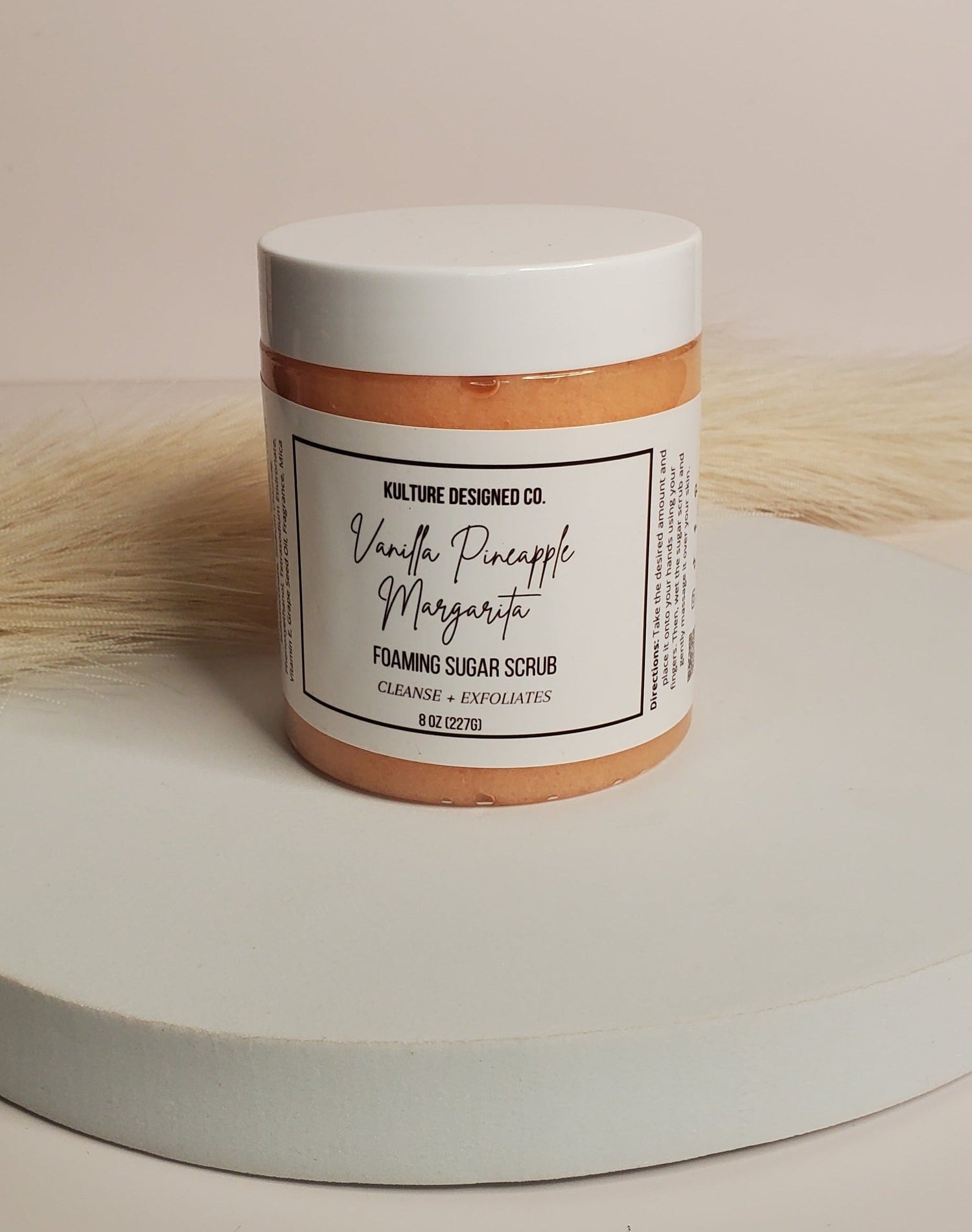 VANILLA PINEAPPLE MARGARITA | Foaming Sugar Scrub - Kulture Designed Co.