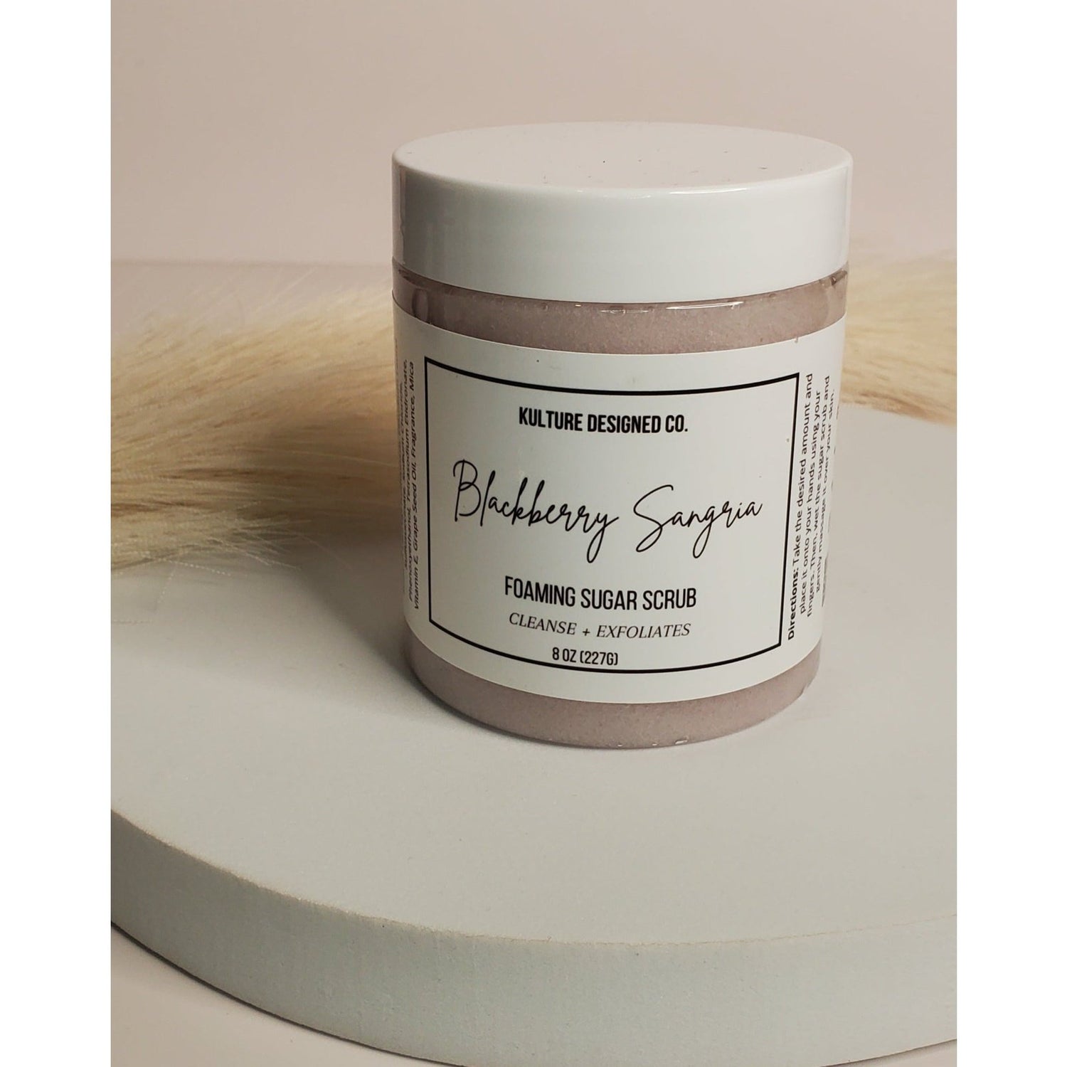 BLACKBERRY SANGRIA | Foaming Sugar Scrub - Kulture Designed Co.