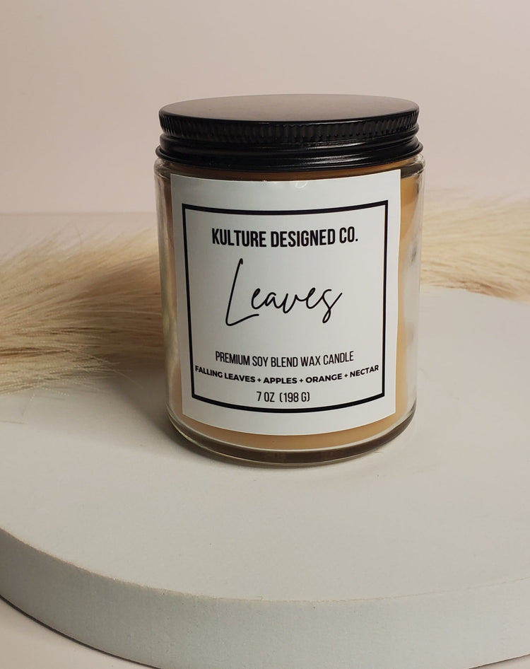 Leaves  |  7 oz  Candle - Kulture Designed Co.