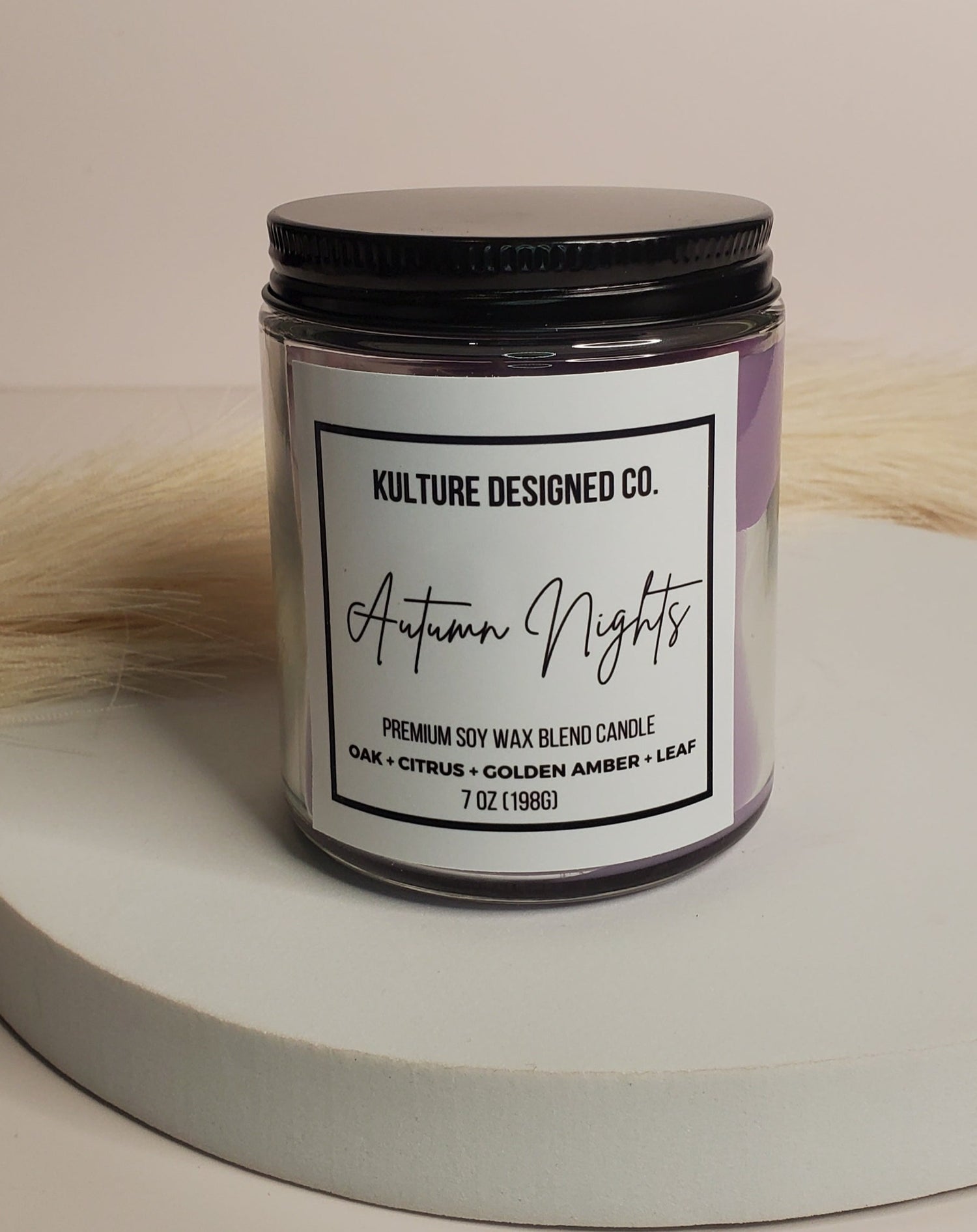 AUTUMN NIGHTS |  7 oz  Candle - Kulture Designed Co.