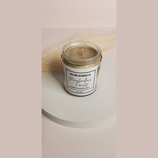 MARSHMALLOWS AND FIRE PITS |  7 oz  Candle - Kulture Designed Co.