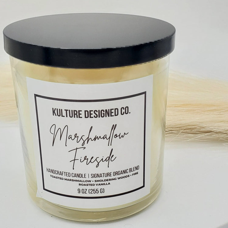 MARSHMALLOW + FIRESIDE | 9 oz candle - Kulture Designed Co.