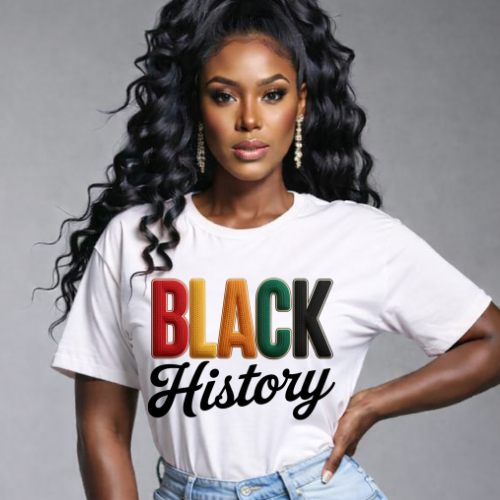 Black History Short Sleeve Tshirt- Yarn