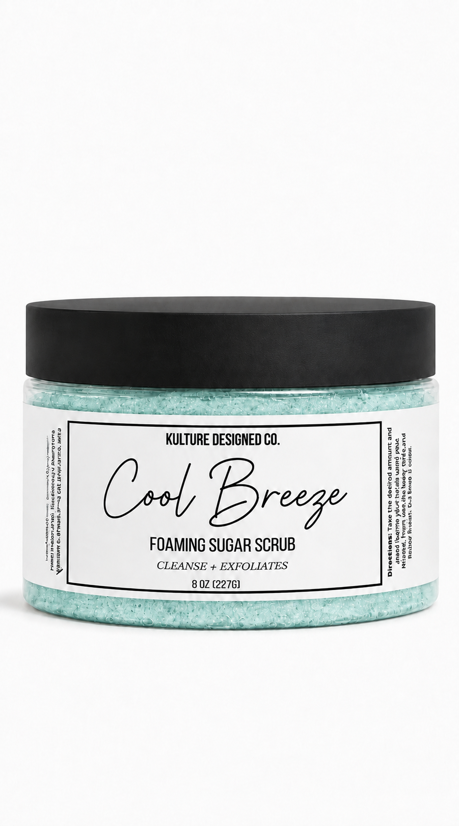 Cool Breeze | Foaming Sugar Scrub - Kulture Designed Co.