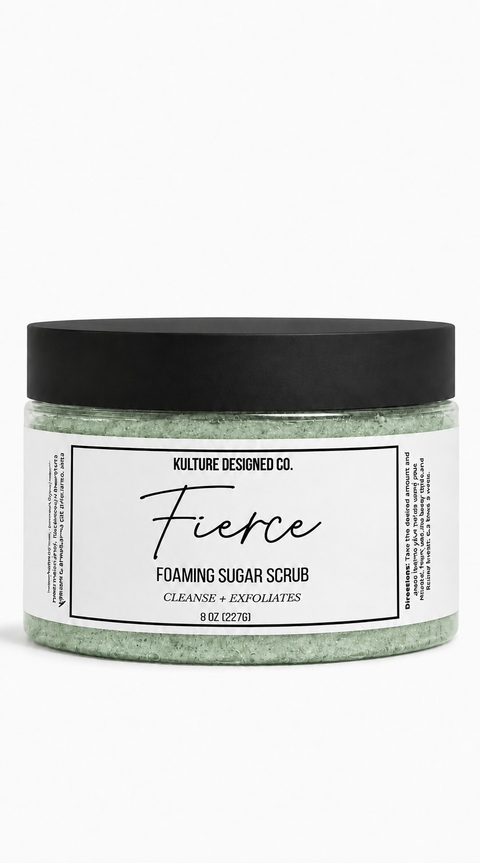 FIERCE | Foaming Sugar Scrub - Kulture Designed Co.