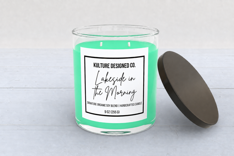 Lakeside in the morning | 9 oz candle - Kulture Designed Co.