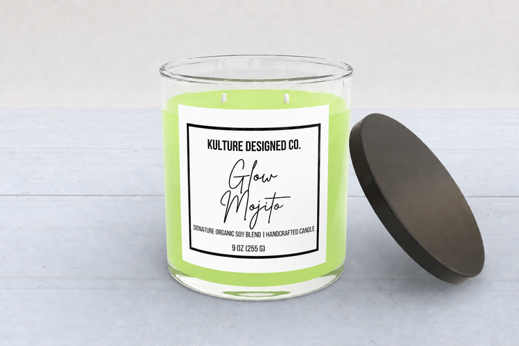 GLOW MOJITO | 9 OZ CANDLE - Kulture Designed Co.