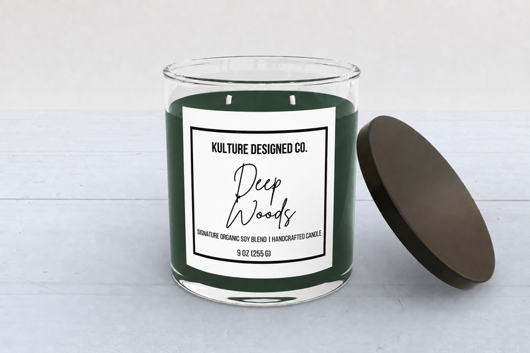 Deep Woods | 9 oz candle - Kulture Designed Co.