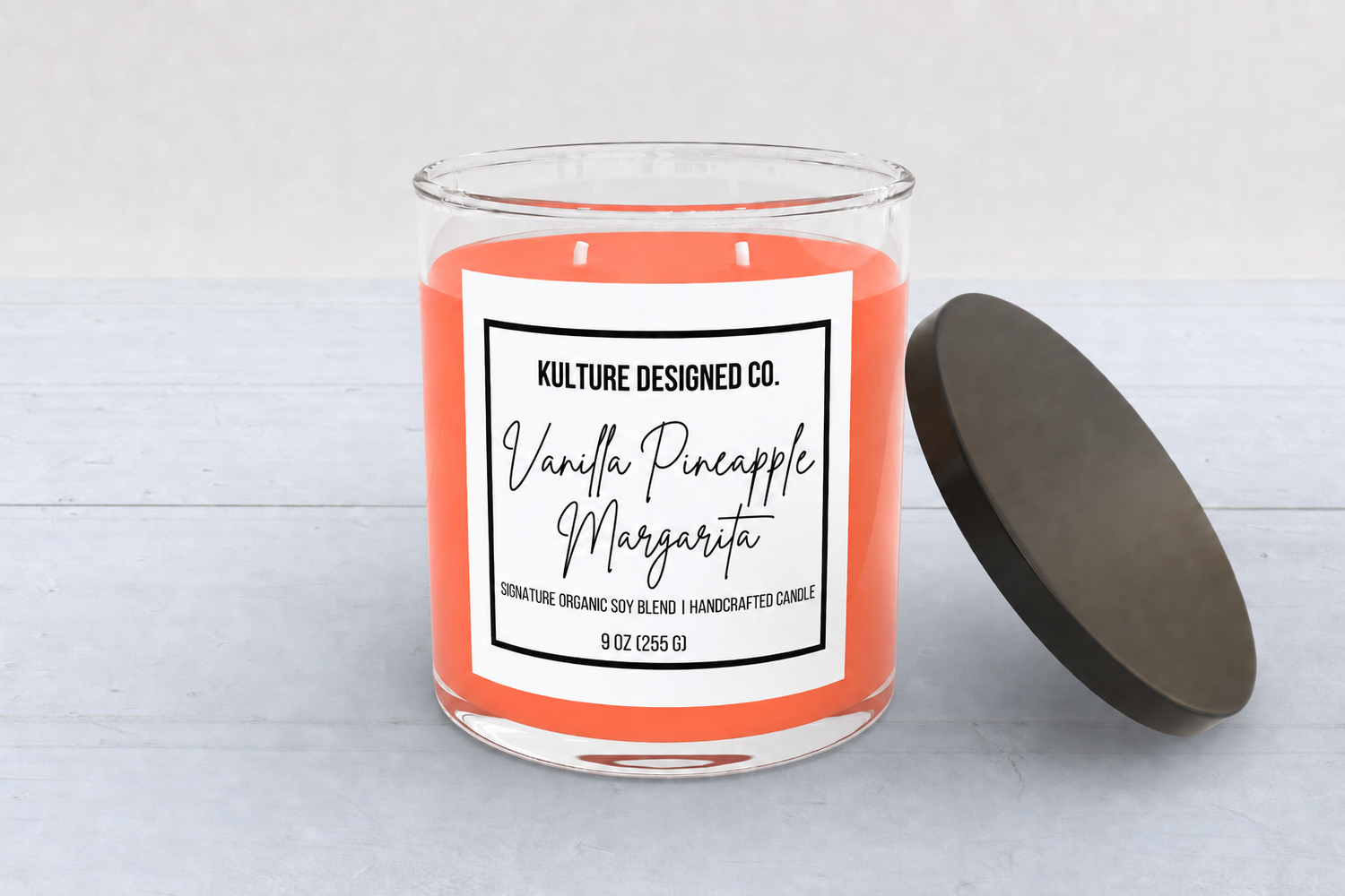 Vanilla Pineapple Margarita| 9 oz candle - Kulture Designed Co.