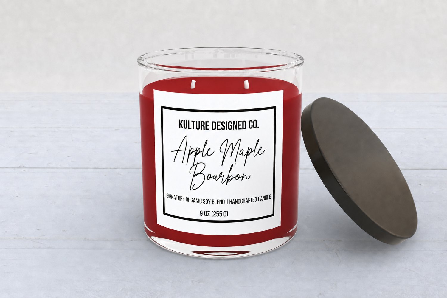 Apple Maple Bourbon | 9 oz candle - Kulture Designed Co.