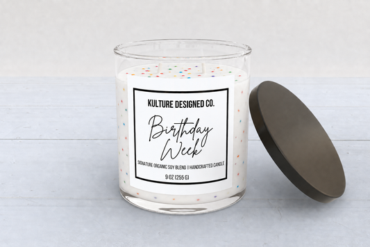 BIRTHDAY WEEK w/Sprinkles | 9 OZ CANDLE