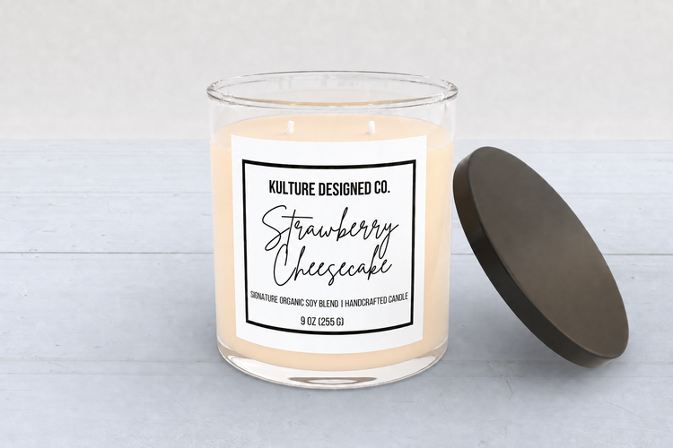 Strawberry Cheesecake |  9 oz Candle