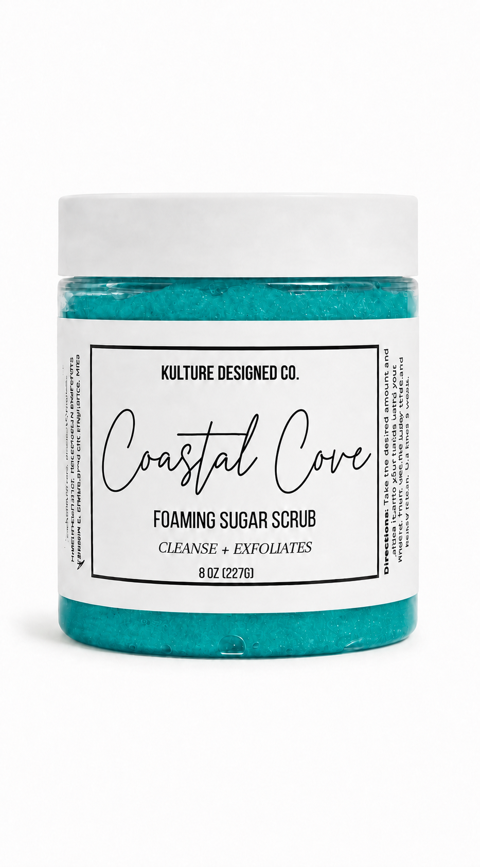 Coastal Cove | Foaming Sugar Scrub - Kulture Designed Co.