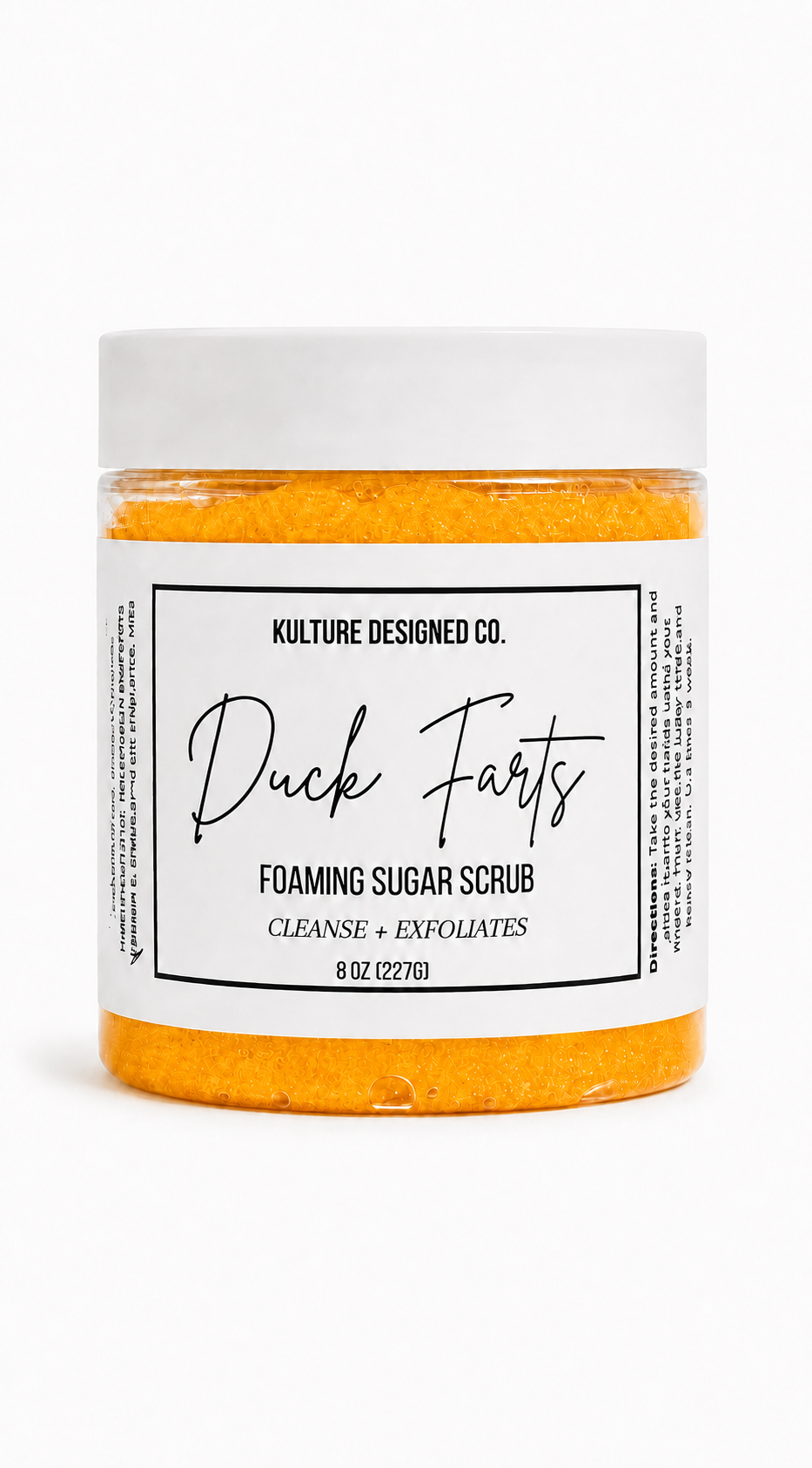 DUCK FARTS | Foaming Sugar Scrub - Kulture Designed Co.