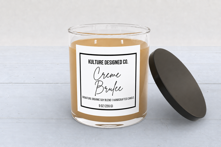 Creme Brulee | 9 oz candle - Kulture Designed Co.