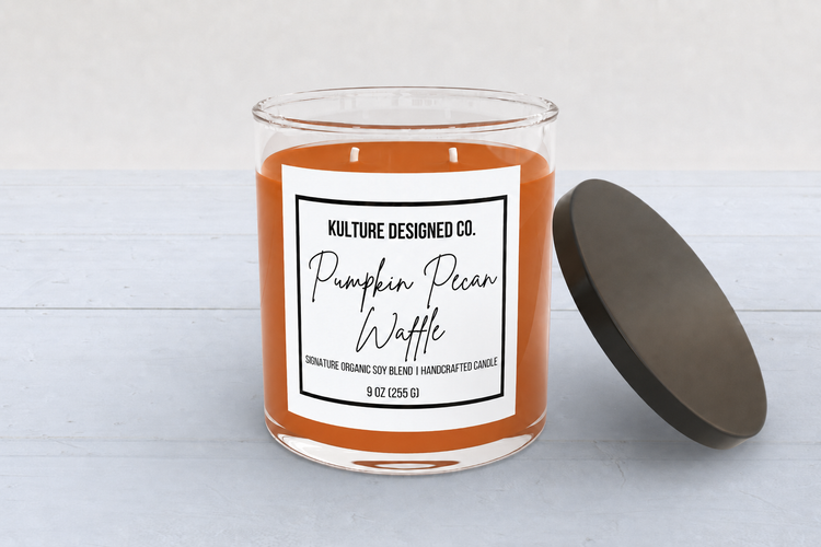 Pumpkin Pecan Waffle | 9 oz candle - Kulture Designed Co.