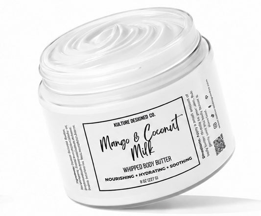 Mango and Coconut Milk Body Butter - Kulture Designed Co.
