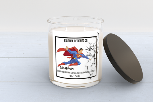 SUPERMAN CANDLE