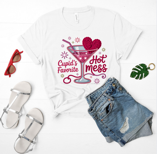 Valentine's Times Short Sleeve Tshirt- Cupids Favorite