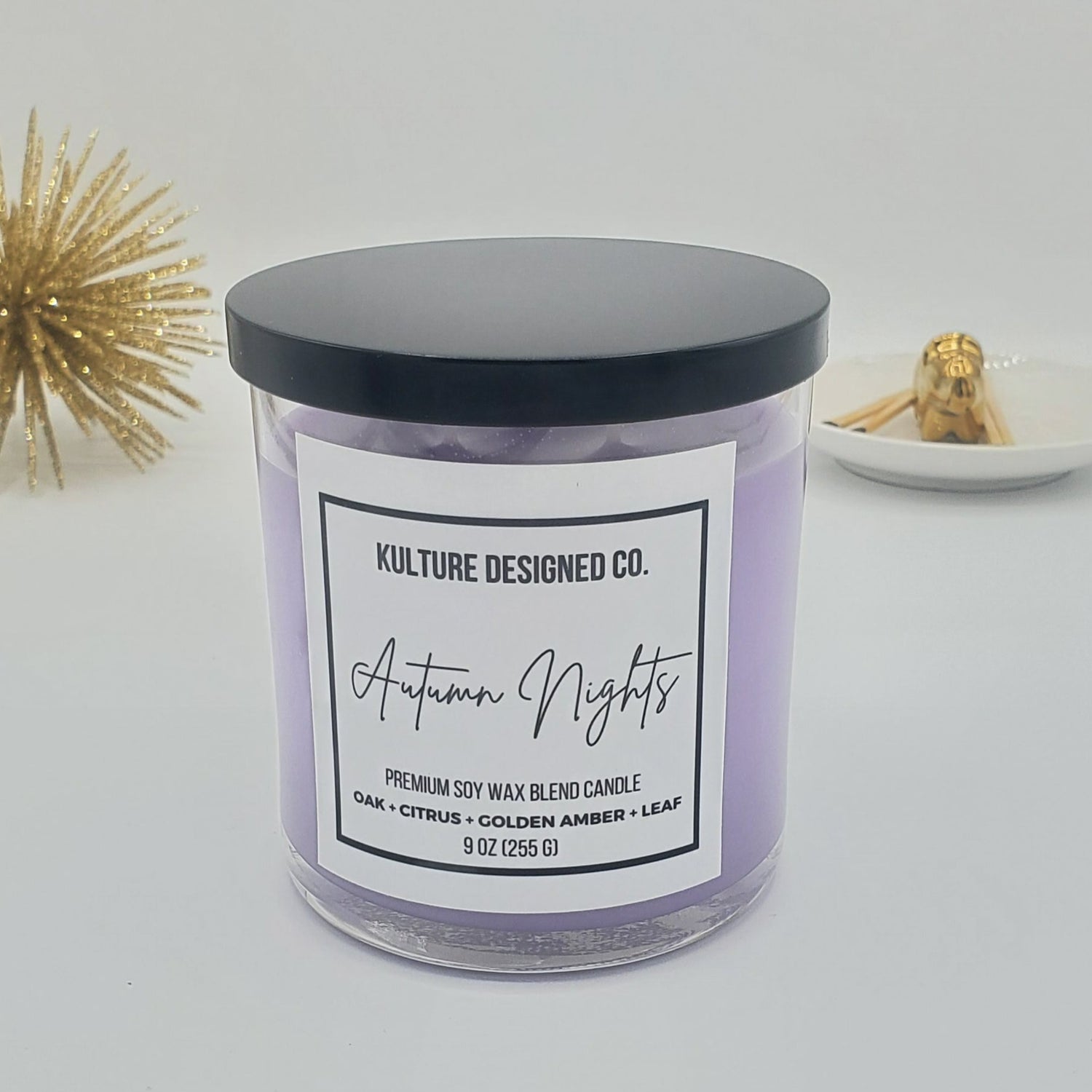 Autumn Nights | 9 oz candle - Kulture Designed Co.